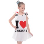 I love cherry Kids  Tie Up Tunic Dress