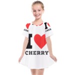 I love cherry Kids  Smock Dress