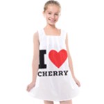 I love cherry Kids  Cross Back Dress