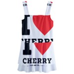 I love cherry Kids  Layered Skirt Swimsuit