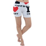 I love cherry Lightweight Velour Yoga Shorts