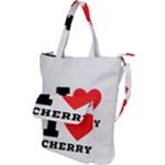 I love cherry Shoulder Tote Bag