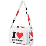 I love cherry Front Pocket Crossbody Bag