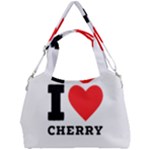 I love cherry Double Compartment Shoulder Bag