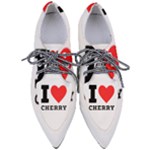 I love cherry Pointed Oxford Shoes