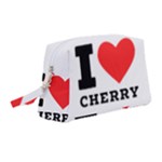 I love cherry Wristlet Pouch Bag (Medium)