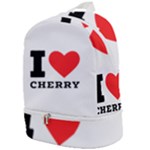 I love cherry Zip Bottom Backpack