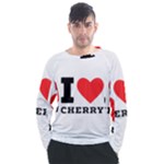 I love cherry Men s Long Sleeve Raglan Tee