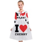 I love cherry Kids  Midi Sailor Dress