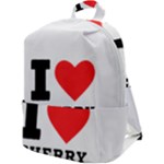 I love cherry Zip Up Backpack