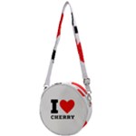 I love cherry Crossbody Circle Bag