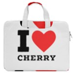 I love cherry MacBook Pro 13  Double Pocket Laptop Bag