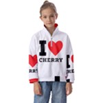 I love cherry Kids  Half Zip Hoodie