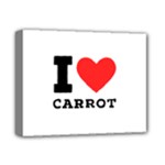 I love carrots  Deluxe Canvas 14  x 11  (Stretched)