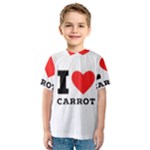 I love carrots  Kids  Sport Mesh Tee