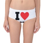 I love carrots  Mid-Waist Bikini Bottoms