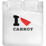 I love carrots  Duvet Cover (King Size)