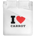 I love carrots  Duvet Cover Double Side (California King Size)