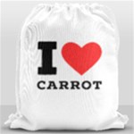 I love carrots  Drawstring Bag (Large)