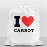 I love carrots  Drawstring Bag (Small)