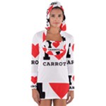 I love carrots  Long Sleeve Hooded T-shirt