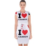 I love carrots  Capsleeve Drawstring Dress 