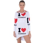 I love carrots  Asymmetric Cut-Out Shift Dress