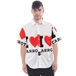 I love carrots  Men s Short Sleeve Shirt