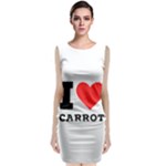 I love carrots  Sleeveless Velvet Midi Dress