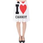 I love carrots  Velvet High Waist Skirt