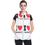 I love carrots  Women s Puffer Vest