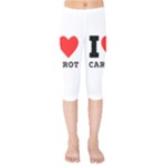 I love carrots  Kids  Capri Leggings 