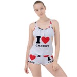 I love carrots  Boyleg Tankini Set 