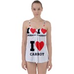 I love carrots  Babydoll Tankini Set