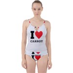 I love carrots  Cut Out Top Tankini Set