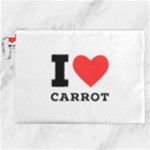 I love carrots  Canvas Cosmetic Bag (XXL)