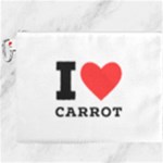 I love carrots  Canvas Cosmetic Bag (XXXL)