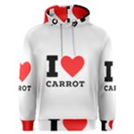 I love carrots  Men s Overhead Hoodie