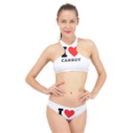 I love carrots  High Neck Bikini Set