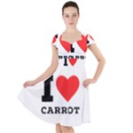 I love carrots  Cap Sleeve Midi Dress