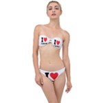 I love carrots  Classic Bandeau Bikini Set