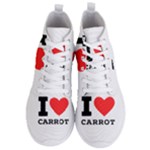 I love carrots  Men s Lightweight High Top Sneakers