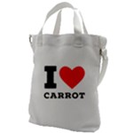 I love carrots  Canvas Messenger Bag