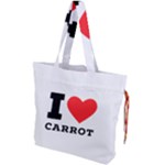 I love carrots  Drawstring Tote Bag