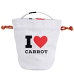 I love carrots  Drawstring Bucket Bag