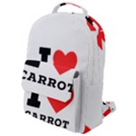 I love carrots  Flap Pocket Backpack (Small)