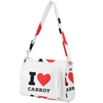 I love carrots  Front Pocket Crossbody Bag