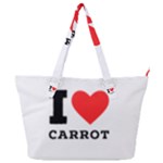 I love carrots  Full Print Shoulder Bag