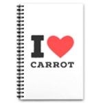 I love carrots  5.5  x 8.5  Notebook