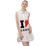 I love carrots  Sleeveless Shirt Dress